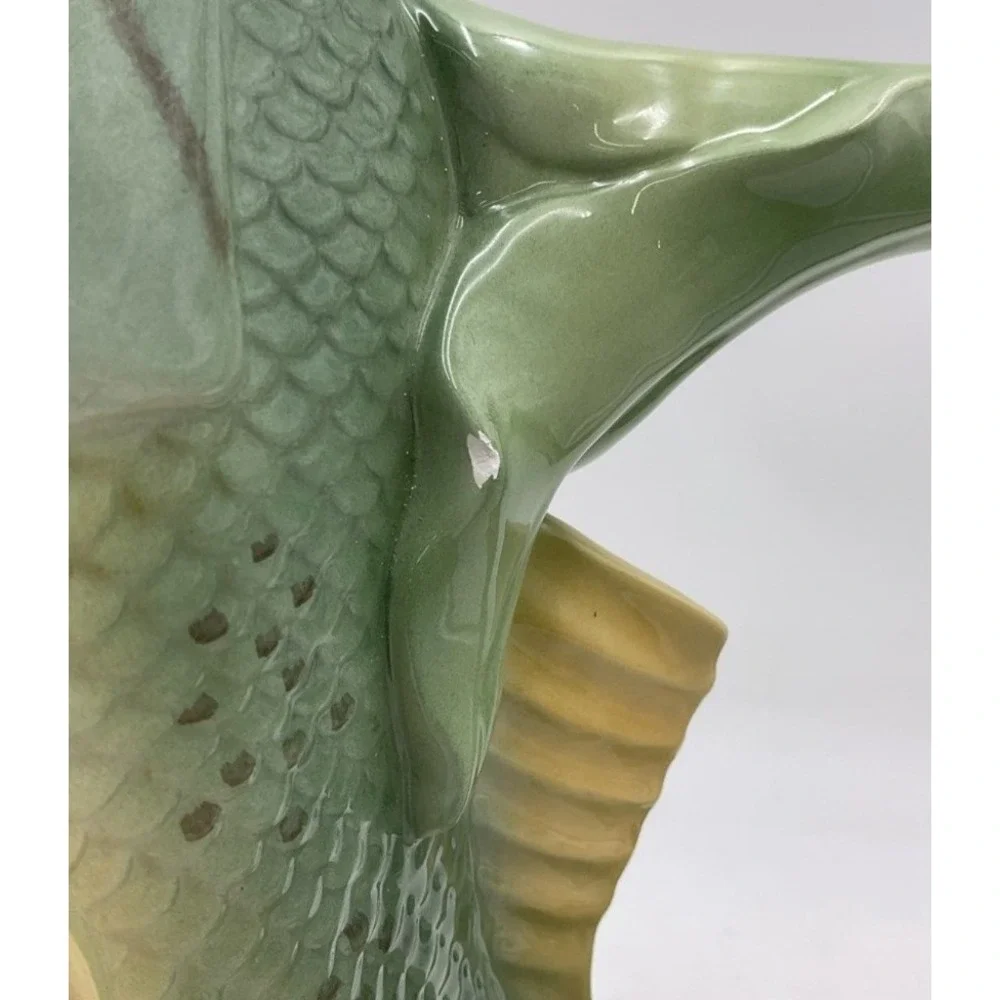 Lenox Riverwood by Catherine McClung Ceramic Fish Pitcher 11-1/2
